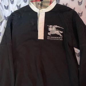 Authentic medium long sleeved Burberry polo